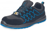Apsauginiai batai vyrams Cerva Raven Sporty S1P ESD SR, be aulo, be pa&scaron;iltinimo, mėlyna/juoda, 46 dydis