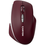 Belaidė kompiuterinė pelė Canyon Canyon MW-21, CNS-CMSW21BR, bluetooth / usb, bordo sp.