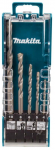 Grąžtų komplektas Makita E-11536, akmeniui, sraigtinis, cilindrinis, 4 mm x 15 cm