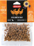 Skanėstas &scaron;unims Zolux Chicken Cubes, vi&scaron;tiena, 0.1 kg