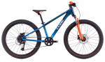 Dviratis kalnų Cube Acid 240 actionteam, 24 ", 24" rėmas, mėlyna sp./oranžinė sp.