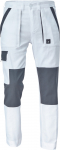Darbo kelnės vyrams Cerva Max Neo, balta sp./pilka sp., 62 dydis