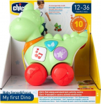 Žaislinis gyvūnas dinozauras Chicco My First, žalia sp.