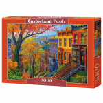 Dėlionė Castorland Autumn City Hill, 68 cm x 92 cm, 3000 vnt., įvairių spalvų