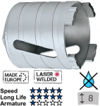 Gręžimo karūna Samedia Pro DSM 82, 8.2 cm