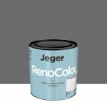 Dažai, baldams Jeger RenoColor Graphite, pusiau blizgus, 0.45 l, pilka