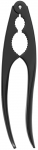 Rie&scaron;utų gliaudymo žnyplės Ambition Silky, 17 cm, juoda