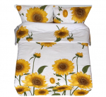 Patalynės užvalkalų komplektas Rustilė Golden Sun 1034, geltonas, 210 x 240 cm