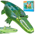 Pripučiamas plaustas Bestway Crocodile, 152 cm x 71 cm