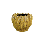 Gėlių vazonas Mica 1173928, keramika, geltonas