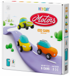 Rinkinys molinių figūrėlių gamybai, automobilis Hey Clay Motors, įvairių spalvų