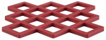 Keptuvės apsauga Jata HACC4546, 20 cm x 20 cm, Raudona