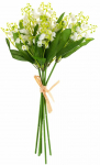 Dirbtinė puok&scaron;tė, pakalnutė, balta sp./žalia sp., 31 cm