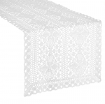 Stalo takelis stačiakampė Mary, balta sp., 40 x 180 cm