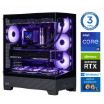 Stacionarus kompiuteris Intop Core i9-14900KF, DDR5 32 GB, SSD+HDD 1 TB 2 TB, Nvidia GeForce RTX 5070Ti 16 GB GDDR7, Windows 11 Home