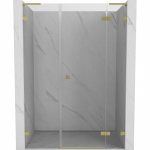 Du&scaron;o durys Mexen Lunar L Right, 150 cm x 200 cm, aukso sp./grūdintas