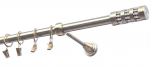 Karnizas Olimp Cylinder Krysztal, 180 cm, &Oslash; 19 mm, antikinio aukso