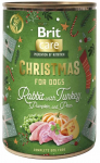 &Scaron;lapias &scaron;unų maistas Brit Care Christmas Rabbit With Turkey, triu&scaron;iena/kalakutiena, 0.4 kg