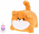 Žaislinis gyvūnas &scaron;uo Cute Dog House ZA5479, 25 cm, balta/oranžinė