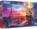 Dėlionė Trefl Mickey And Minnie In Paris 10917, 48 cm x 68 cm, 1000 vnt., įvairių spalvų
