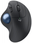Belaidė kompiuterinė pelė Logitech Ergo M575S, bluetooth / usb / 2.4ghz, mėlyna sp./grafito sp.