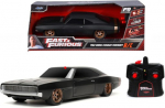 Rc automobilis Jada Toys Fast & Furious 1968 Dodge Charger Widebody 320-6012, 1:16, juoda sp.