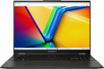 Ne&scaron;iojamas kompiuteris Asus Vivobook S16 Flip TP3604VA-WS51T, i5-1335U, 16 GB, 512 GB, 16 ", Intel Iris Xe Graphics, juoda sp., EN, Windows 11 home