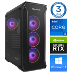 Stacionarus kompiuteris Intop Intel Core i7-12700F, DDR5 32 GB, SSD 1 TB, NVIDIA GeForce RTX 5050 8 GB GDDR6, Windows 11 Home