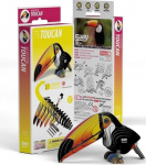 3D dėlionė Fat Brain Toys Toucan, 16 cm x 2.3 cm, 37 vnt., įvairių spalvų