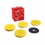 &Scaron;lifavimo lapas FLEX D225 ST, 80 - 220, 22.5 cm x 22.5 cm, 48 vnt.