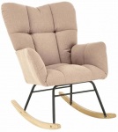 Supamasis krėslas Leisure Furniture Vasco, smėlio sp., 97 cm x 70 cm x 94 cm