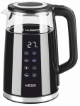 Elektrinis virdulys Haeger EK-DIG.028A, 1.7 l, skaidri sp./juoda sp.