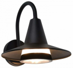 Sieninis lauko &scaron;viestuvas Lutec Swan, 25W, E27, IP54, juoda sp., 24 cm x 24.1 cm