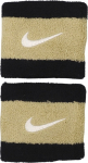 Rie&scaron;inės Nike Swoosh N0001565055OS, aukso sp./juoda sp., 2 vnt.