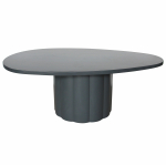 Lauko stalas Domoletti, juoda sp., 72 cm x 120 cm x 40 cm