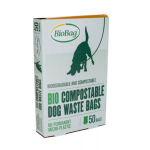 Mai&scaron;eliai &scaron;unų ekskrementams Biobag 35187280, 32 cm x 20 cm, 50 vnt. juoda sp.
