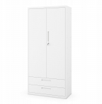 Spinta Megan, balta sp., 40 cm x 90 cm x 195 cm