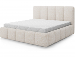 Lova pusantros vietos Edvige+ Standart Lift Jaffray 18, 140 x 200 cm, smėlio sp., be čiužinio, su grotelėmis