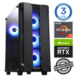 Stacionarus kompiuteris Intop RM71883NS AMD Ryzen 7 5700X, DDR4 32 GB, SSD+HDD 1 TB 4 TB, Nvidia GeForce RTX3050 6 GB GDDR6