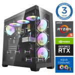 Stacionarus kompiuteris Intop RM80261NS AMD Ryzen 5 7500X3D, DDR5 64 GB, SSD+HDD 1 TB 4 TB, Nvidia GeForce RTX5060Ti 16 GB GDDR7