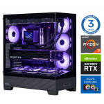 Stacionarus kompiuteris Intop RM76826NS AMD Ryzen 7 9700X, DDR5 64 GB, SSD+HDD 1 TB 4 TB, Nvidia GeForce RTX5060Ti 8 GB GDDR7
