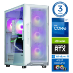 Stacionarus kompiuteris Intop RM77603WH Intel Core i7-14700F, DDR5 32 GB, SSD+HDD 2 TB 4 TB, Nvidia GeForce RTX5050 8 GB GDDR6, Windows 11 Home