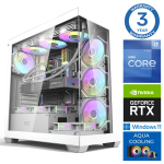 Stacionarus kompiuteris Intop RM76242WH Intel Core i7-14700F, DDR5 16 GB, SSD+HDD 1 TB 4 TB, Nvidia GeForce RTX5060Ti 8 GB GDDR7, Windows 11 Home