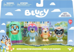 Figūrėlių rinkinys Tm Toys Bluey Here Come The Grannies, 4 vnt., įvairių spalvų