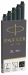 &Scaron;erdelė Parker Quink, juoda sp., 5 vnt.