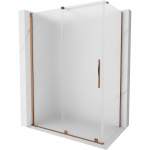 Du&scaron;o kabina Mexen Velar 871-160-090-31-60, stačiakampė, be padėklo, 160 cm x 90 cm x 200 cm, aukso sp./matinis