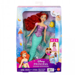 Lėlė Mattel Disney Princess Transforming Ariel JLK19, 30 cm, įvairių spalvų
