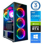 Stacionarus kompiuteris Intop RM57295WH Intel Core i5-14400F, DDR5 16 GB, SSD+HDD 250 GB 2 TB, Nvidia GeForce RTX5060Ti 8 GB GDDR7, Windows 11 Home