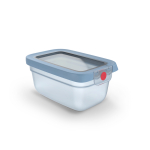 Dėžutė maistui Tefal ONECLICK 3110601794, 0.75 l, 17.49 cm x 11.71 cm, mėlyna sp.