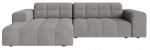 Kampinė sofa Cosmopolitan Design Chicago Eden 18, &scaron;viesiai pilka sp., kairinė, 167 x 234 cm x 78 cm